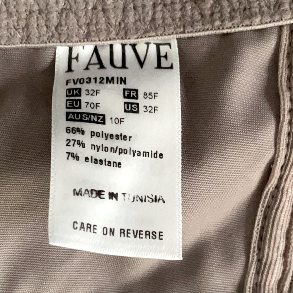 FAUVE bra size 32F. Never worn. No tags. - Picture 5 of 7
